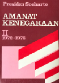 Image of Amanat Kenegaraan II (1972-1976)