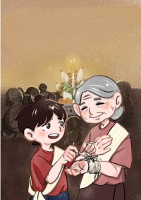 Baci Ceremony for Grandma