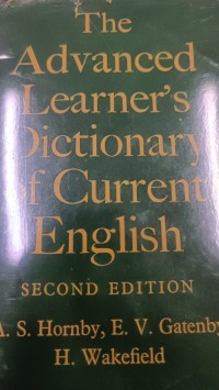 he advanced LeaRNER'S dICTIONARY OF cuRRENT eNGLISH
