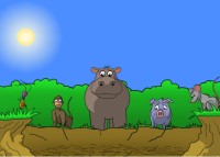Hippo's Muddy Mud