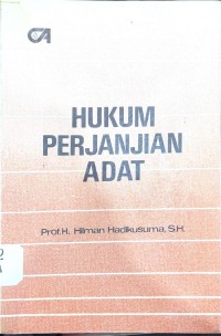 hukum perjanjian adat