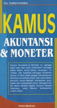 Kamus Akuntansi & Moneter