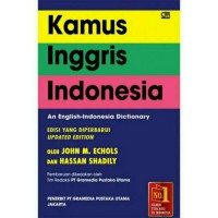 Kamus Indonesia Inggris An Indonesian-English Dictionary