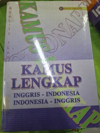 Kamus Lengkap Inggris-Indonesia Indonesia-Inggris