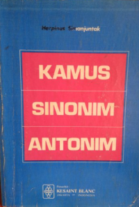 Kamus Sinonim Antonim