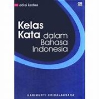 Kelas Kata dalam Bahasa Indonesia