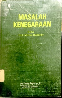 MASALAH KENEGARAAN