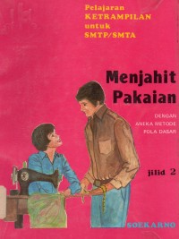 Menjahit Pakaian  Dengan Metode Aneka Pola Dasar