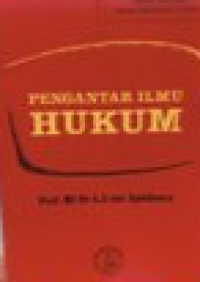 Pengantar ilmu hukum