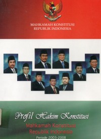 Profil hakim konstitusi