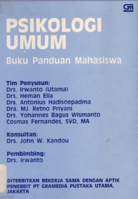 Psikologi Umum Buku Panduan Mahasiswa