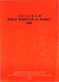Sejarah Surat Perintah 11 Maret 1966
