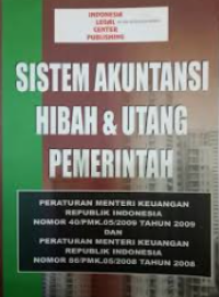 Sistem Akuntansi Hibah Dan Utang Pemerintah